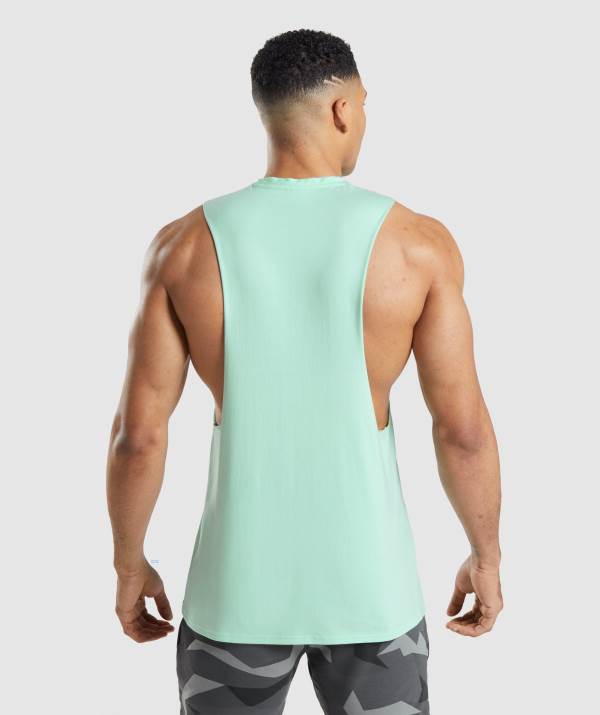 Panske Tielko Gymshark Critical Drop Arm Modre | YN7831504